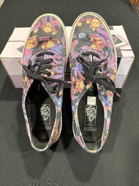 Vans x Nintendo Donkey Kong Authentic 2016 Game Over Men 11 Women 12.5 Rare